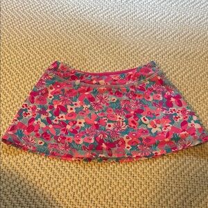 Floral Pink and Blue Women's Skirt